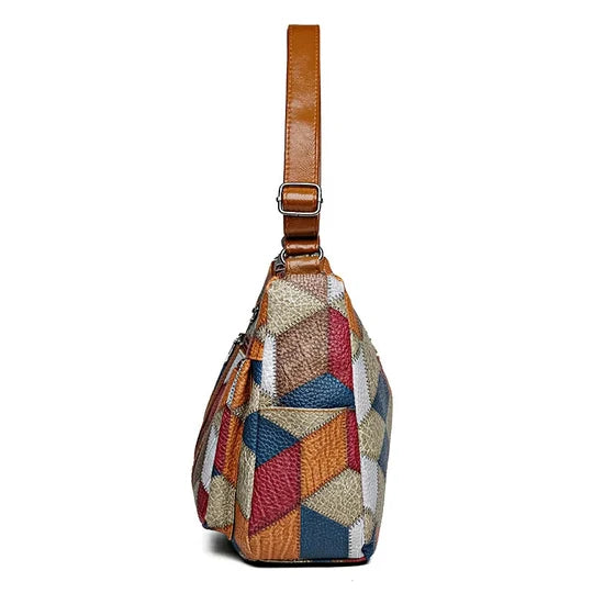 Rigmor – Mala Patchwork Geométrica