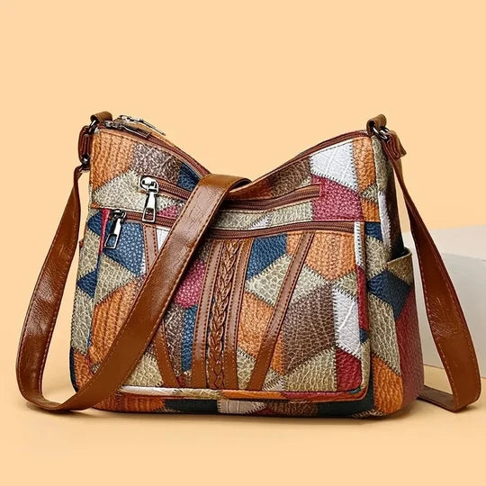 Rigmor – Mala Patchwork Geométrica