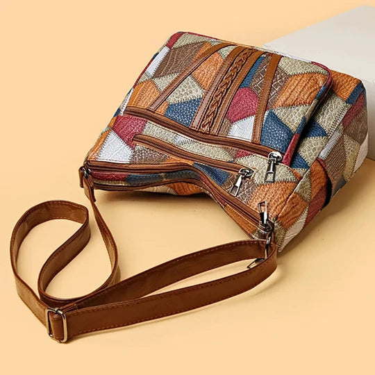 Rigmor – Mala Patchwork Geométrica