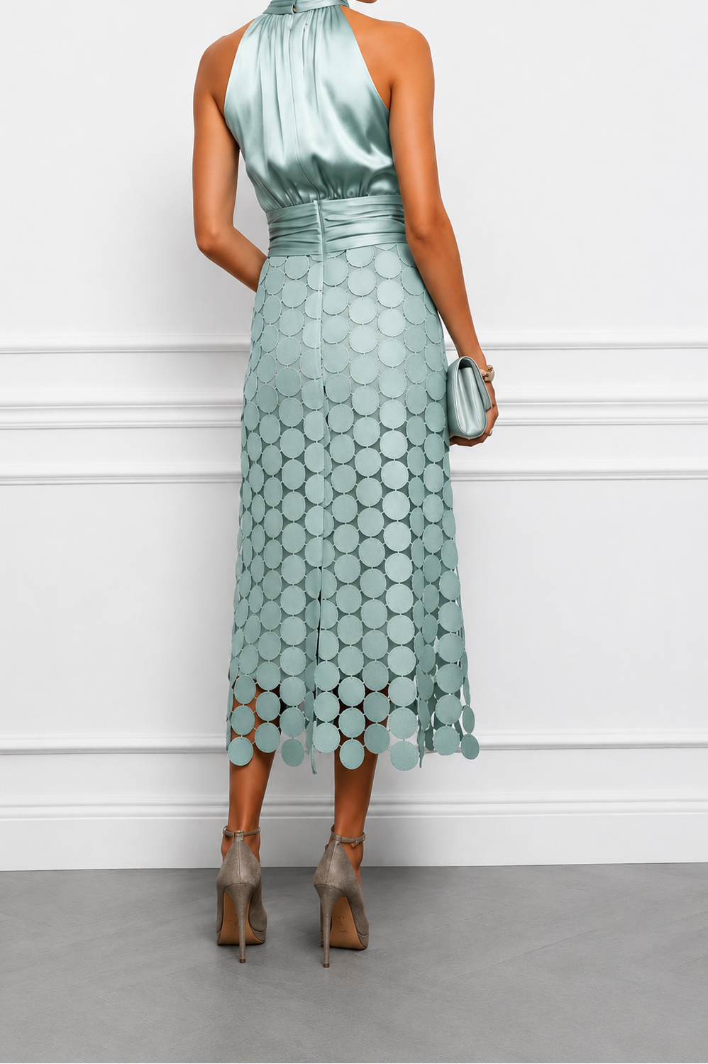 Celine | Vestido Midi Elegante para Cerimónias