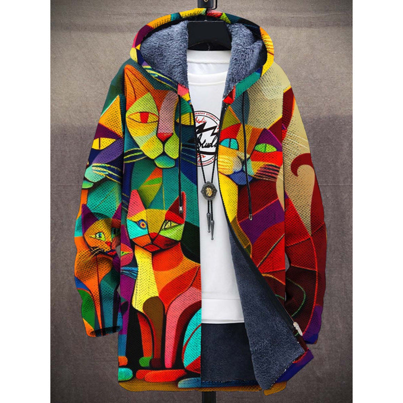 Elandra™ | Cardigan luxuoso com inspiração artística