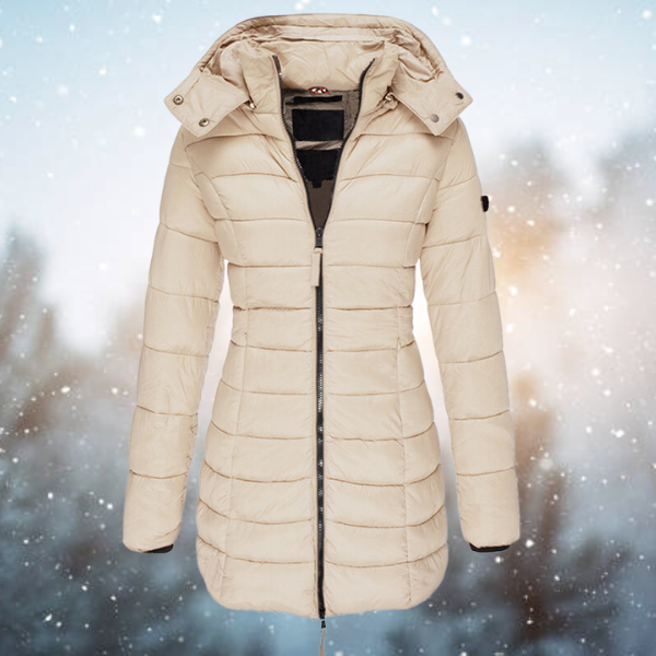 Casaco de inverno feminino extra quente e acolchoado