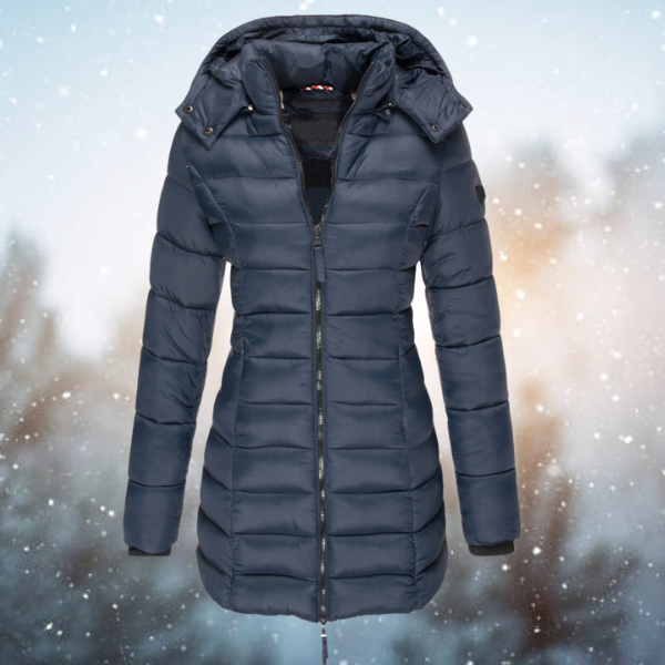 Casaco de inverno feminino extra quente e acolchoado