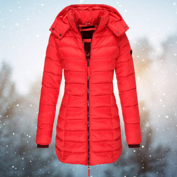 Casaco de inverno feminino extra quente e acolchoado