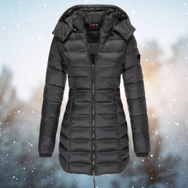 Casaco de inverno feminino extra quente e acolchoado