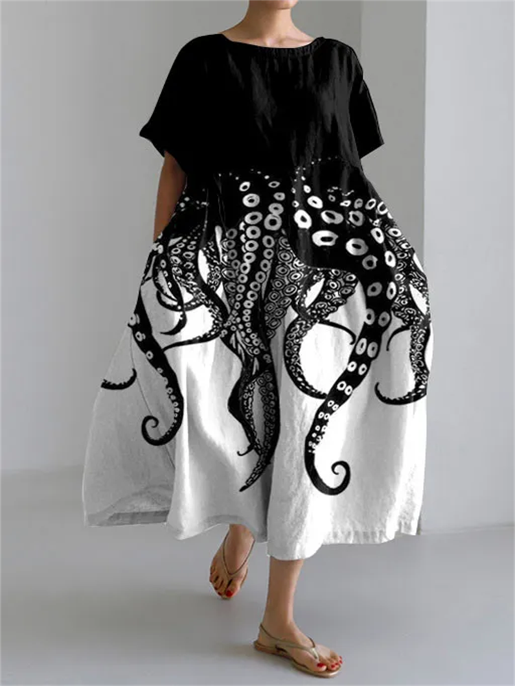 Vestido de verão floral Raffelo
