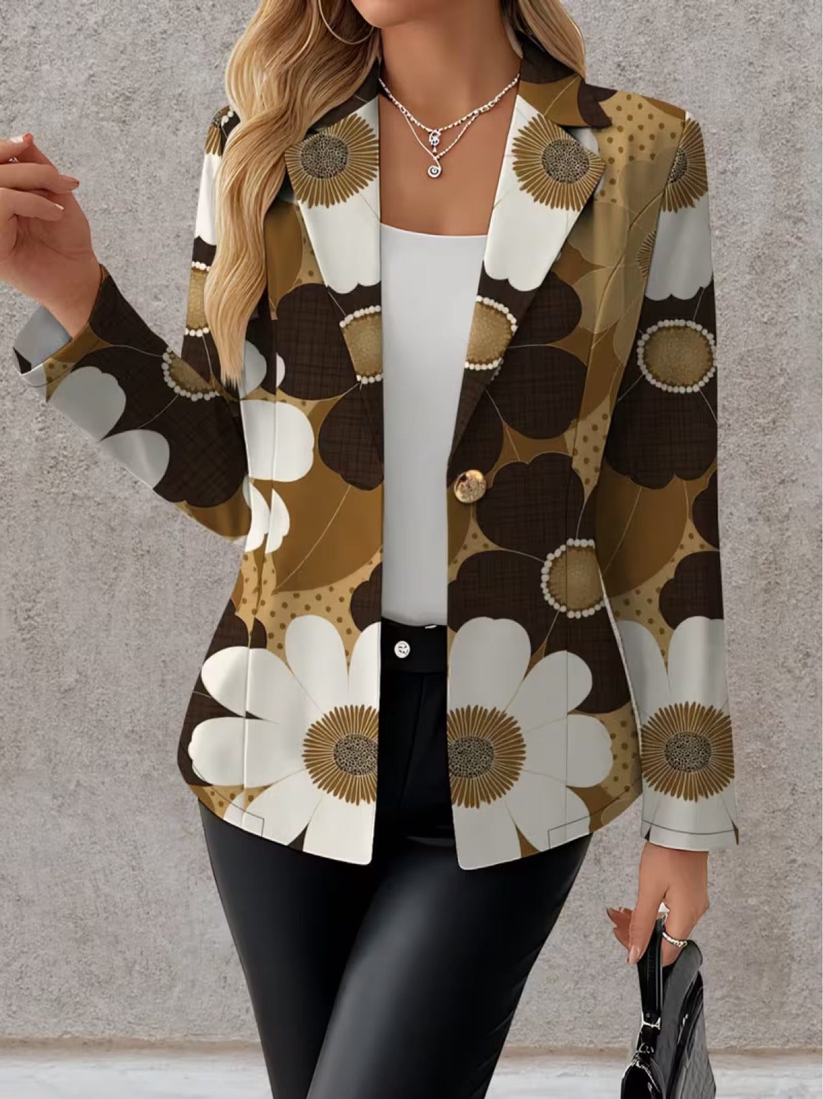 Margaret | Blazer Floral Marcante