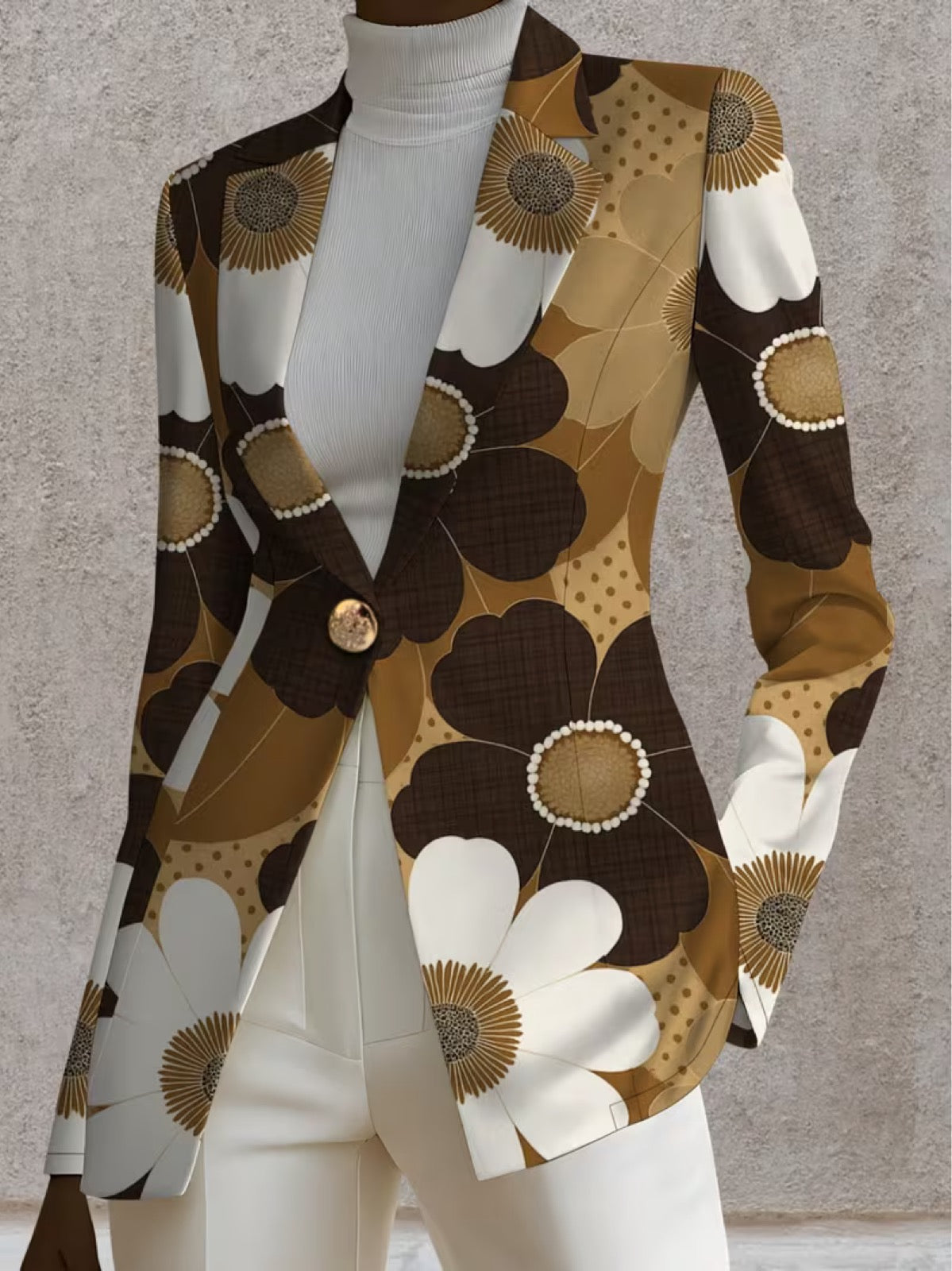 Margaret | Blazer Floral Marcante
