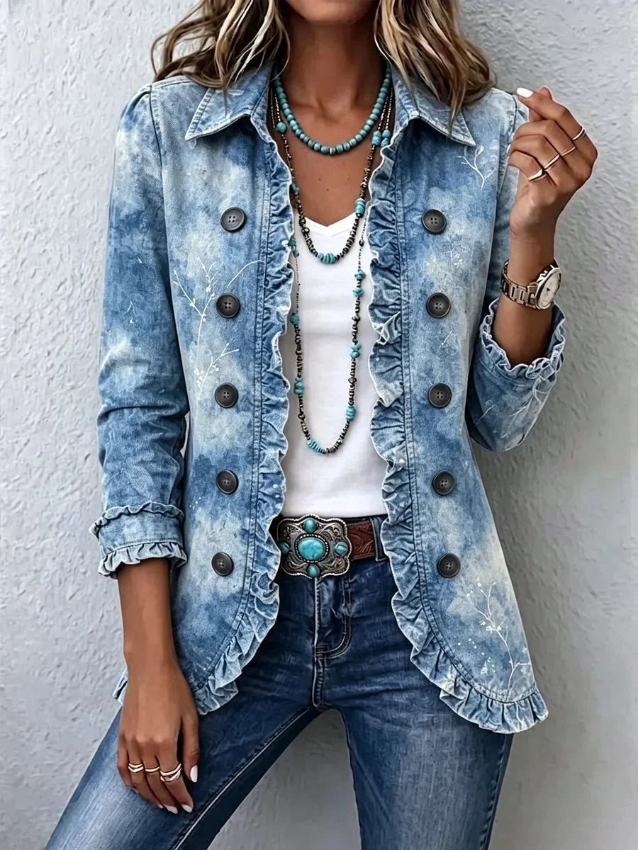 Jemison | Casaco boho vintage com ombré
