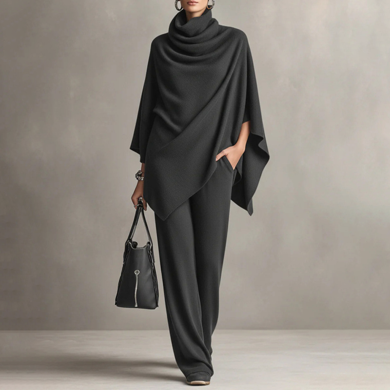 Selma – Conjunto de 2 peças com capa e calças largas