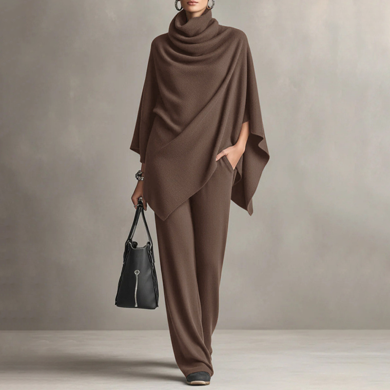 Selma – Conjunto de 2 peças com capa e calças largas