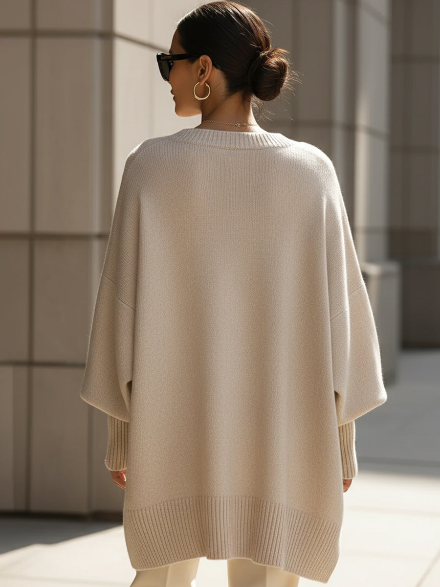 Clarisse | Camisola Ampla com Gola Larga