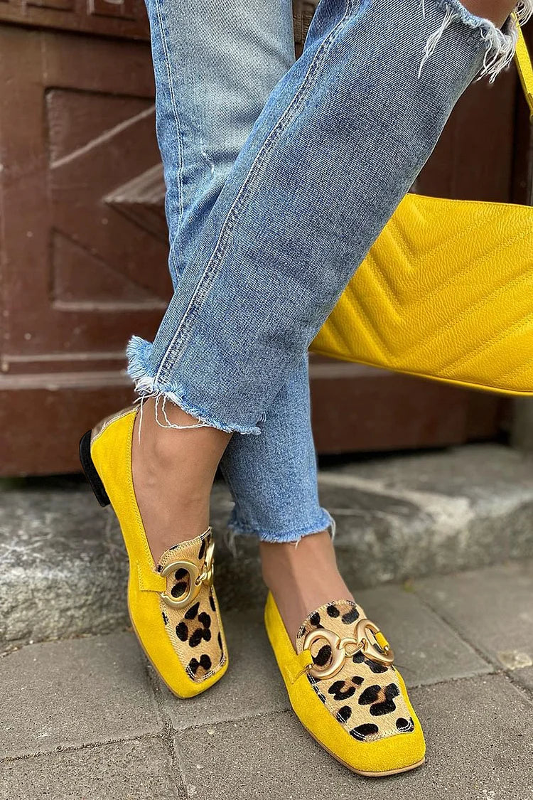 STELLE - Mocassins com estampado animal