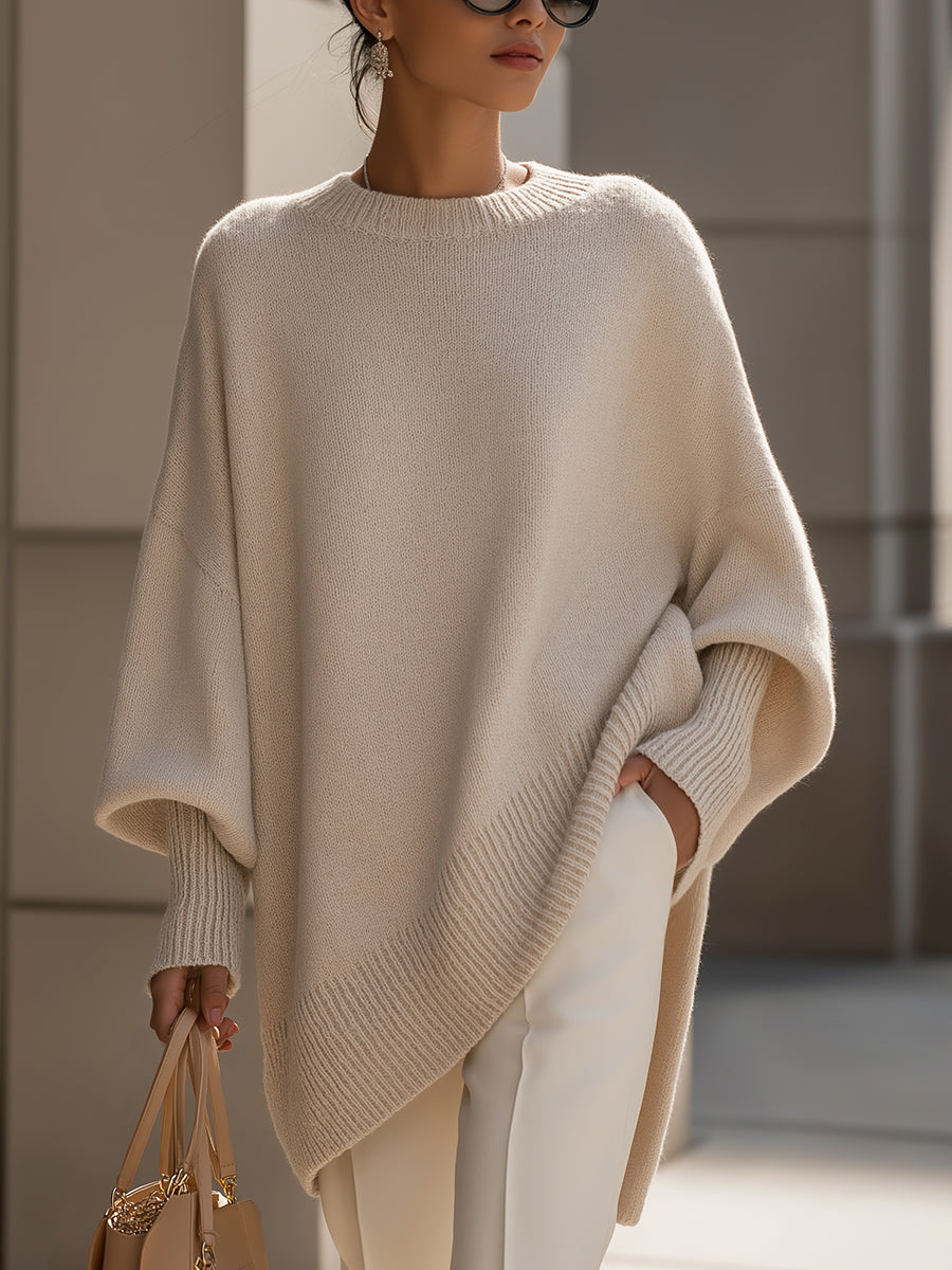 Clarisse | Camisola Ampla com Gola Larga