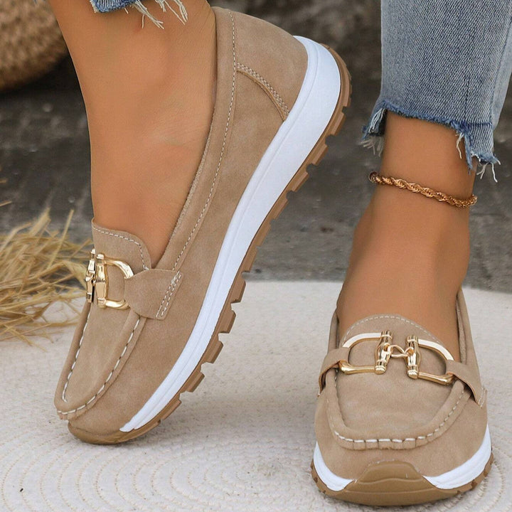 Ellie - Mocassins rasos com fivela