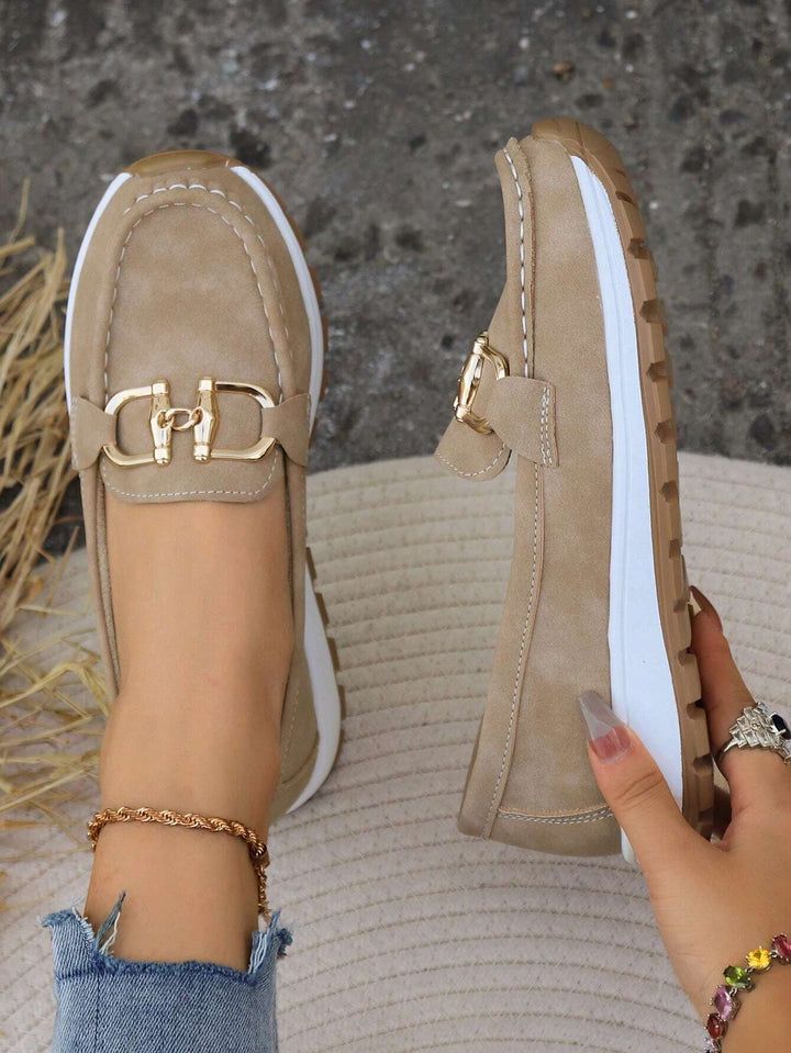 Ellie - Mocassins rasos com fivela