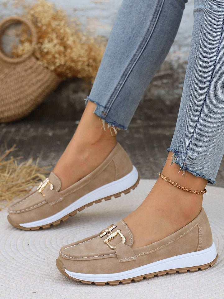 Ellie - Mocassins rasos com fivela
