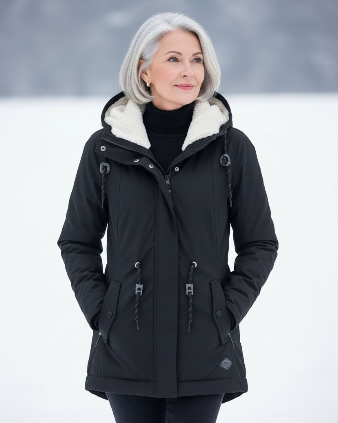 Lioré | Parka alpina com forro sherpa