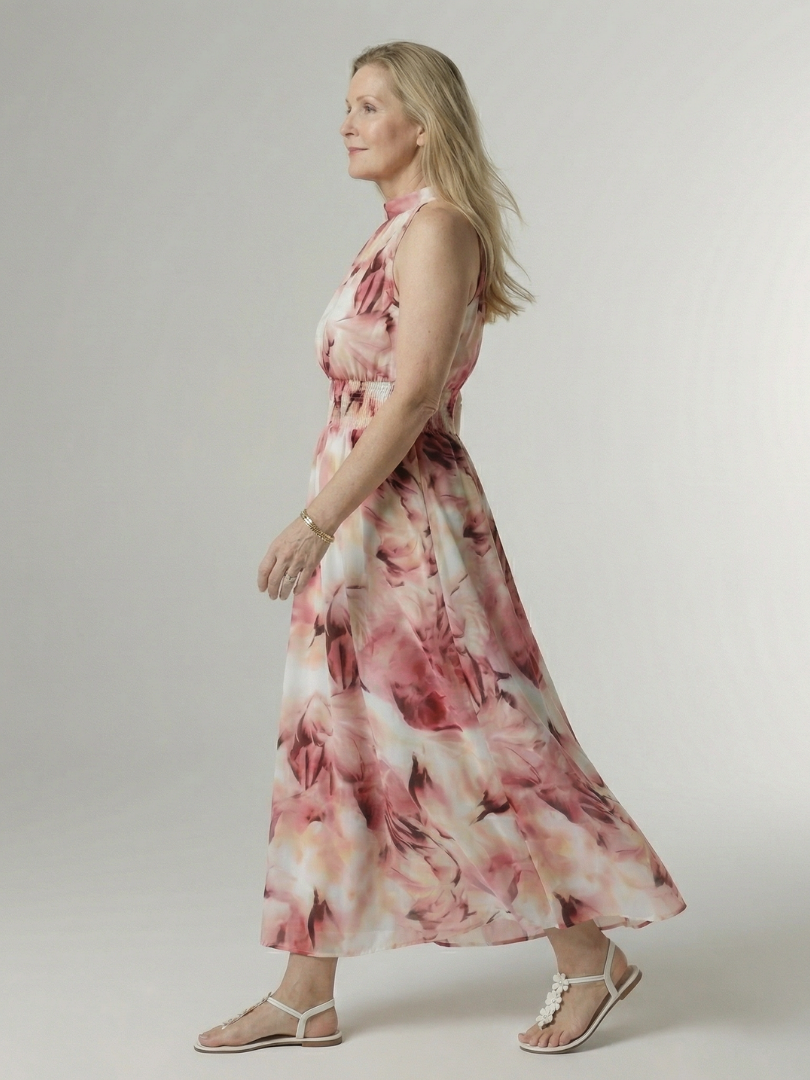 Sylin | Vestido midi com decote profundo e frente única