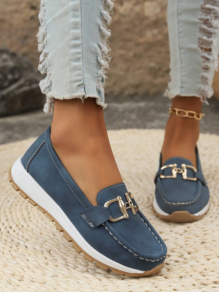 Ellie - Mocassins rasos com fivela