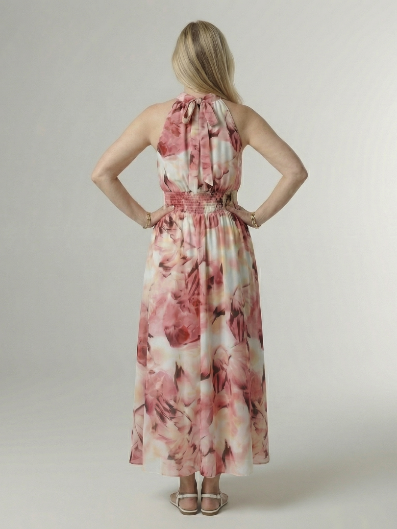 Sylin | Vestido midi com decote profundo e frente única