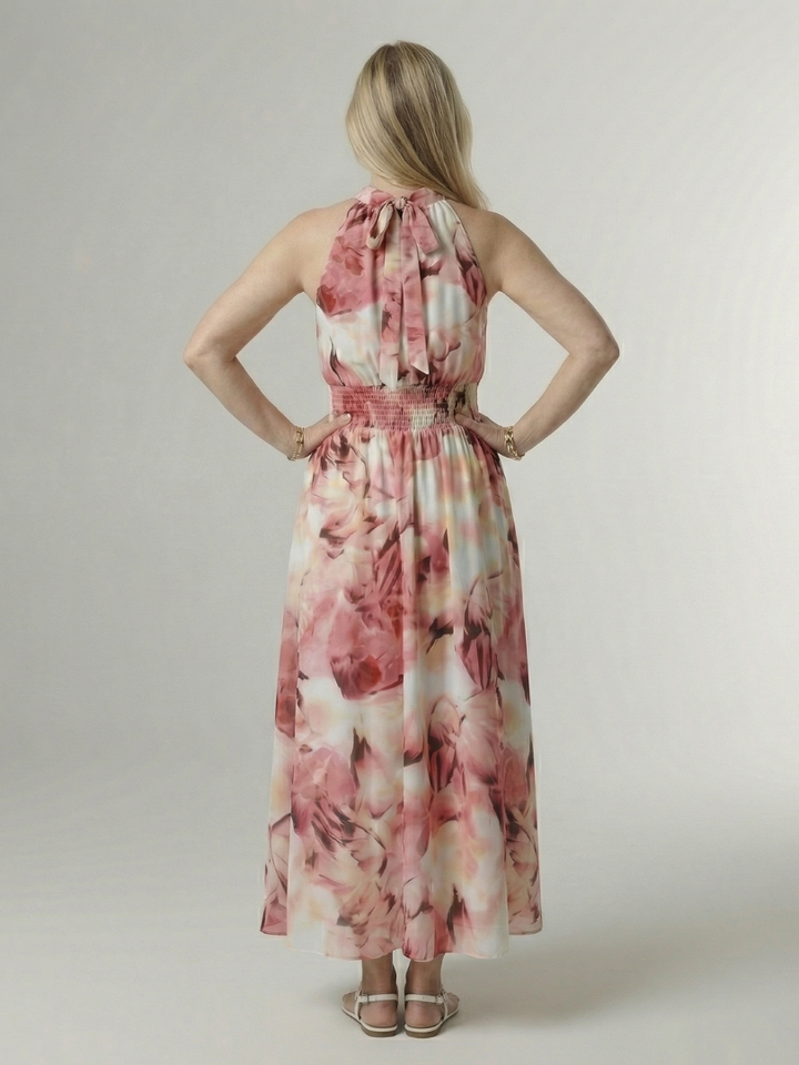 Sylin | Vestido midi com decote profundo e frente única