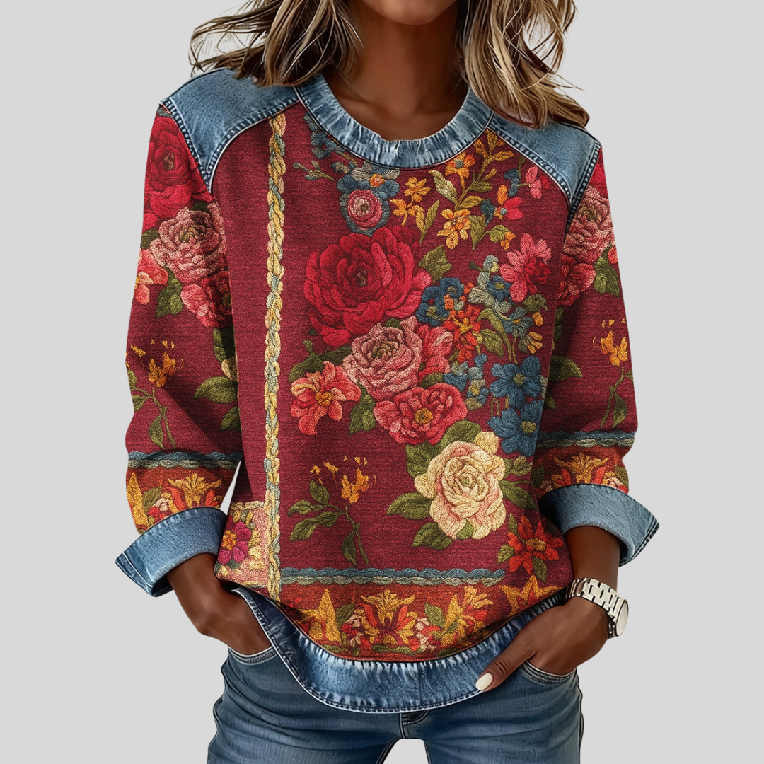 Junelle™ | Sweatshirt com estampado floral