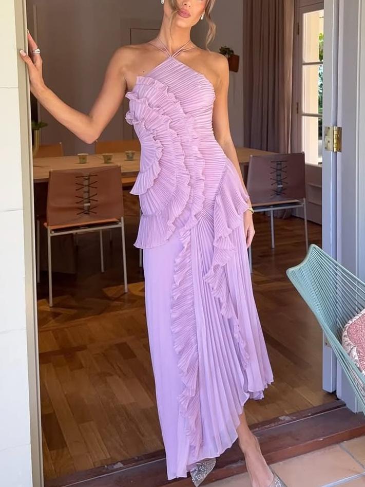 Seraphina™ | Vestido Maxi com Efeito Redemoinho Oceânico