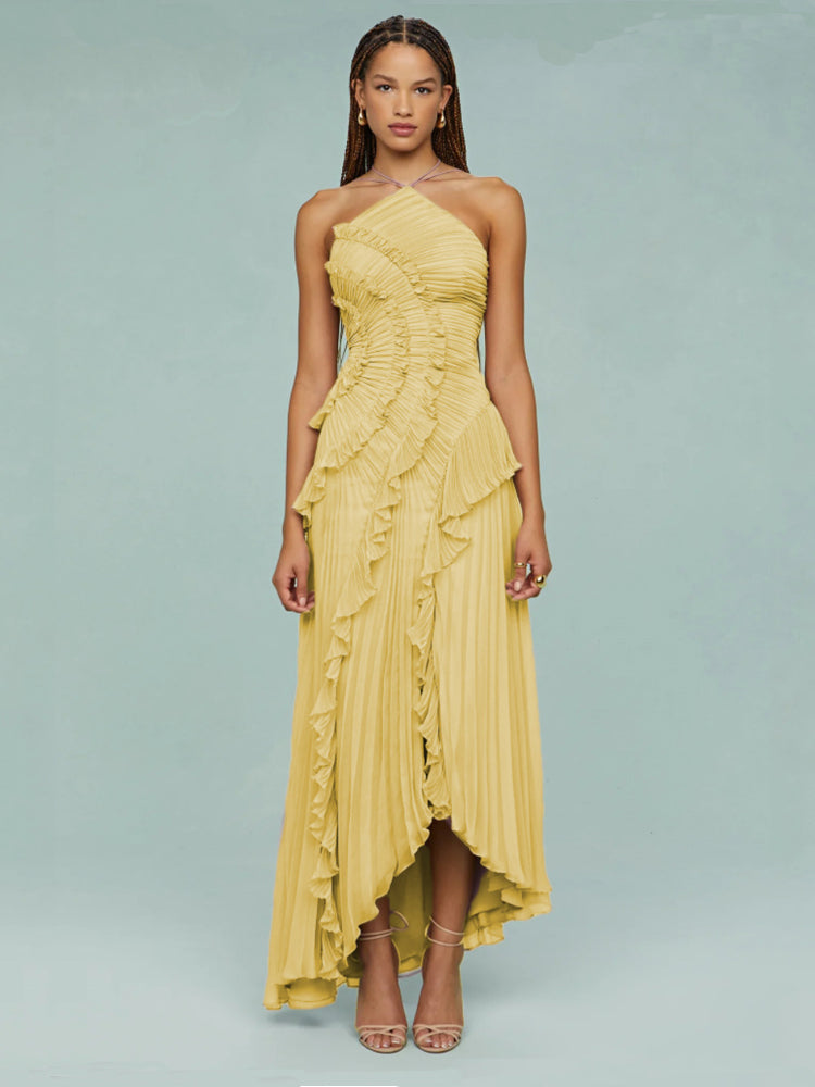 Seraphina™ | Vestido Maxi com Efeito Redemoinho Oceânico