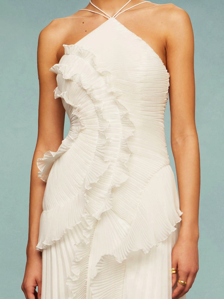 Seraphina™ | Vestido Maxi com Efeito Redemoinho Oceânico