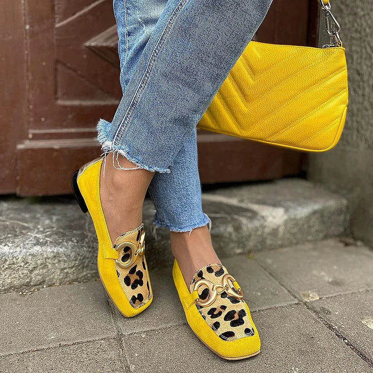 STELLE - Mocassins com estampado animal