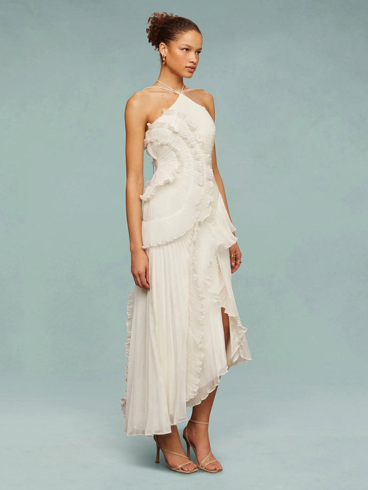 Seraphina™ | Vestido Maxi com Efeito Redemoinho Oceânico