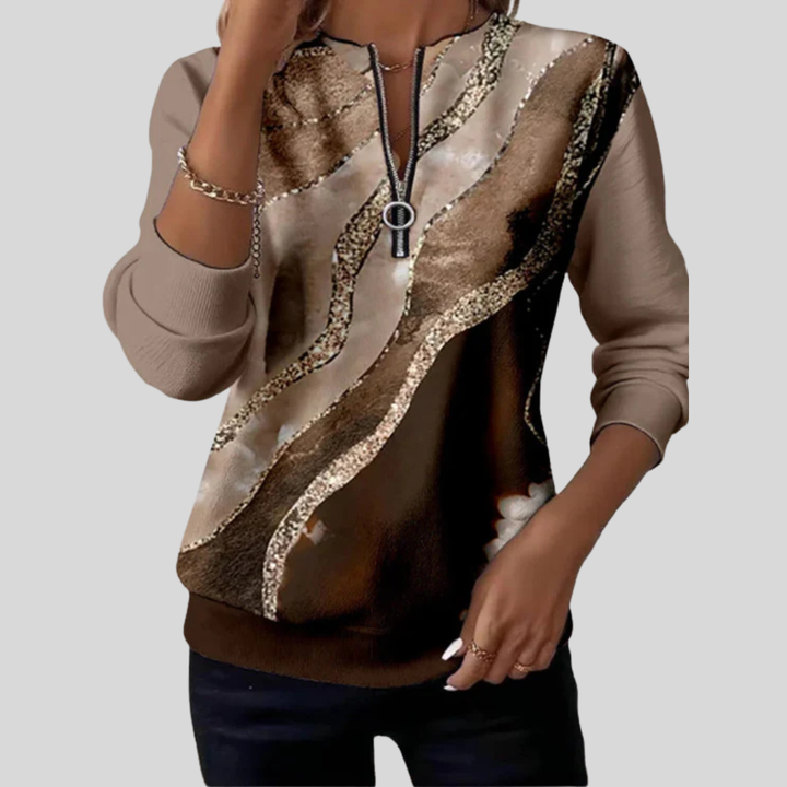 Nirvelle™ | Sweatshirt com estampado vintage