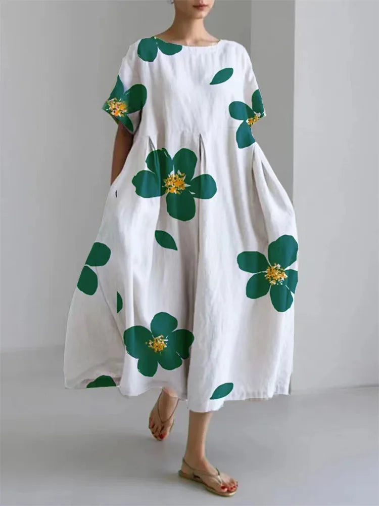 Vestido de verão floral Novi