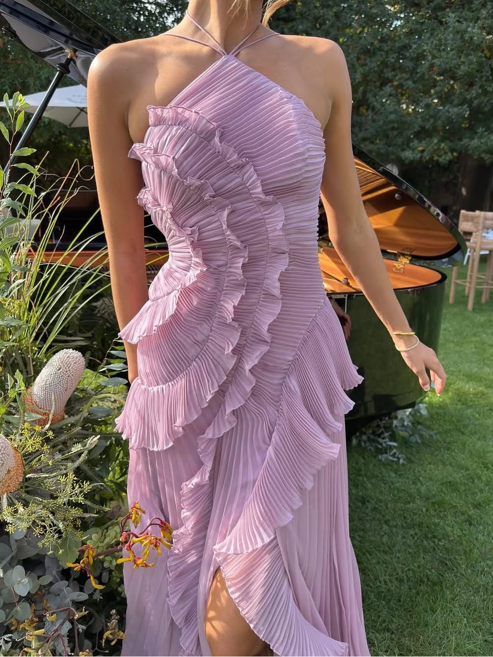 Seraphina™ | Vestido Maxi com Efeito Redemoinho Oceânico