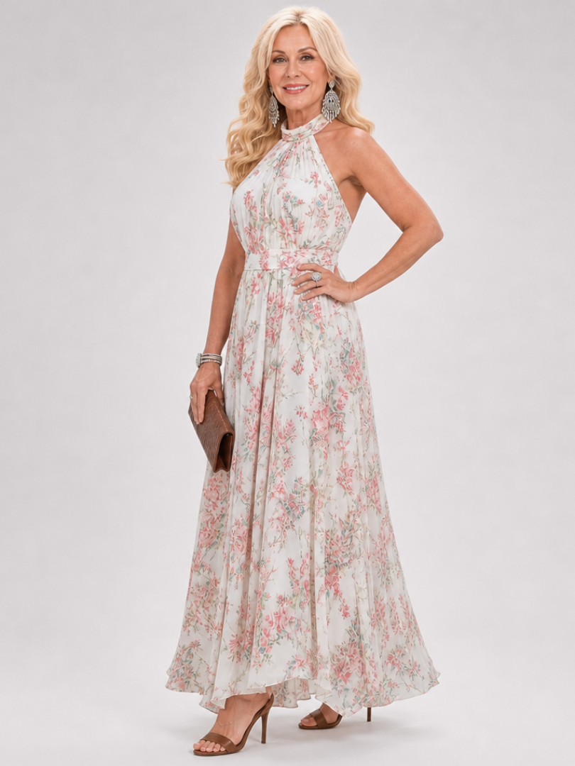 Guinevere | Vestido midi com estampado floral