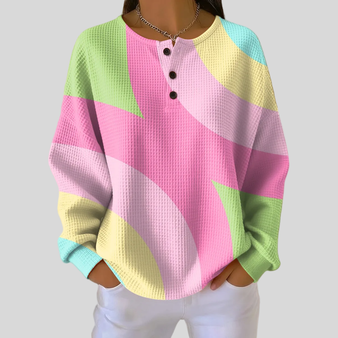 Lorelei™ | Sweatshirt com padrão abstrato