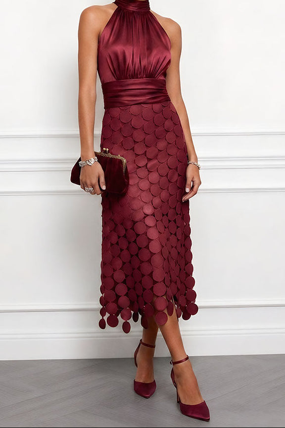 Celine | Vestido Midi Elegante para Cerimónias