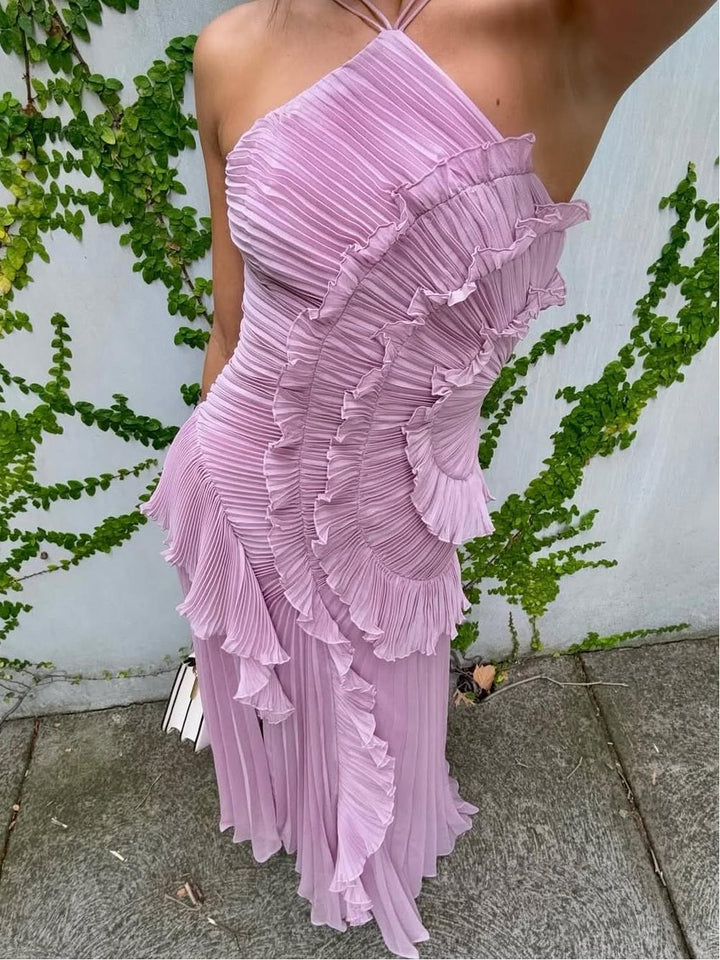 Seraphina™ | Vestido Maxi com Efeito Redemoinho Oceânico