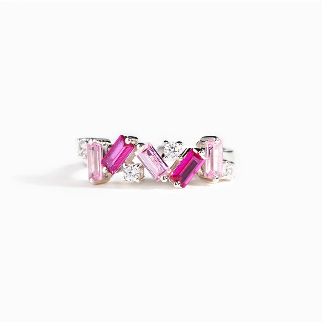 Para Si | Eu Sou Suficiente – Anel com Diamante Rosa (1+1 GRÁTIS)
