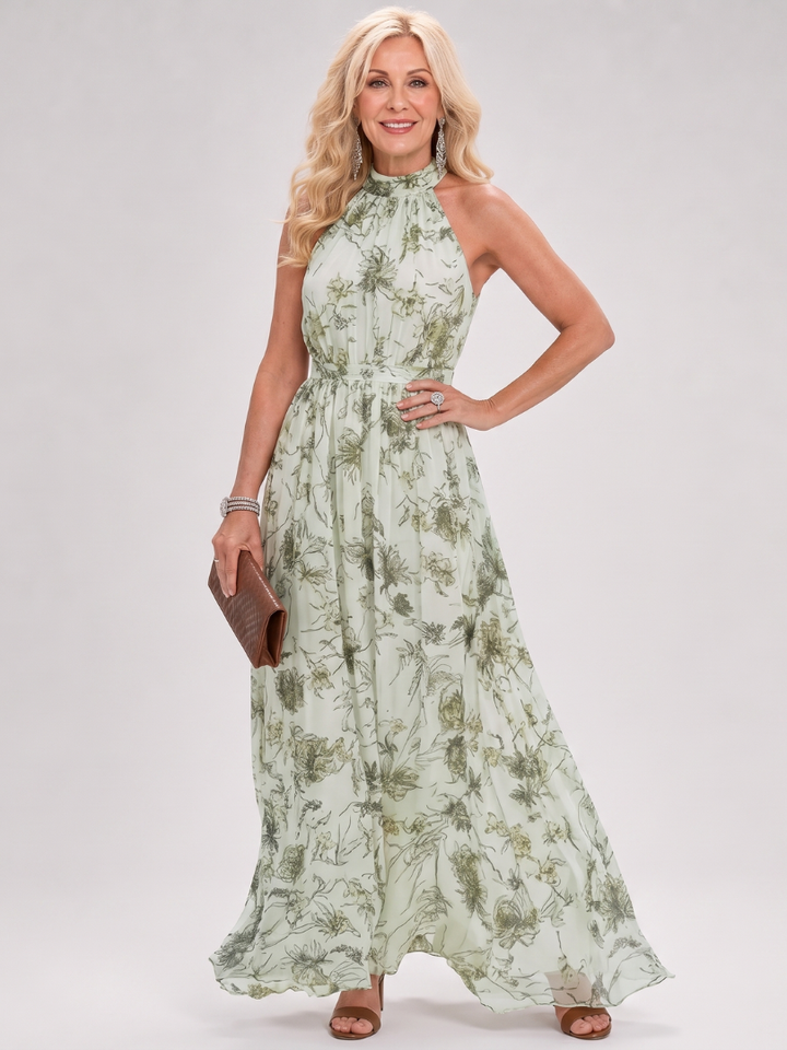 Guinevere | Vestido midi com estampado floral