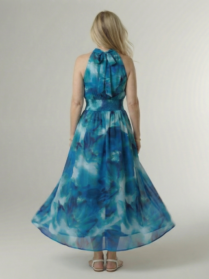 Sylin | Vestido midi com decote profundo e frente única