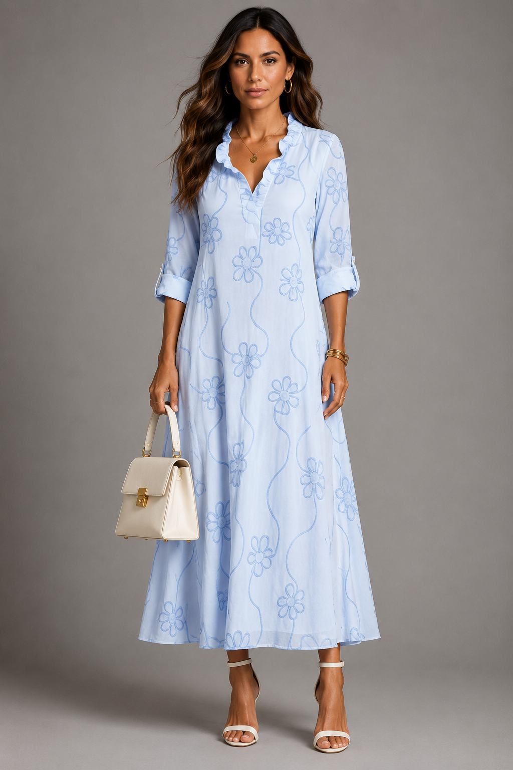 Ambre | Vestido de verão floral favorecedor