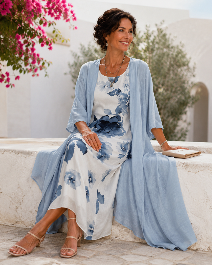 Sophia | Conjunto de vestido em camadas