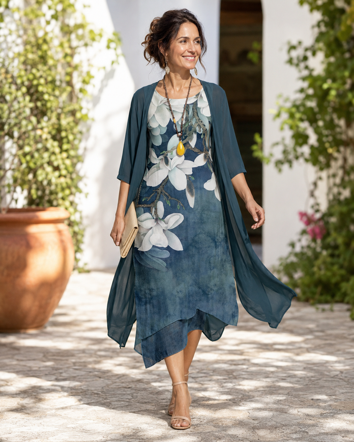Sophia | Conjunto de vestido em camadas