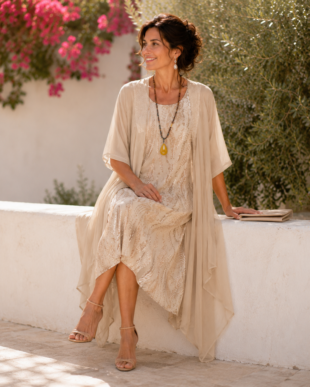 Leonora | Conjunto de vestido em camadas