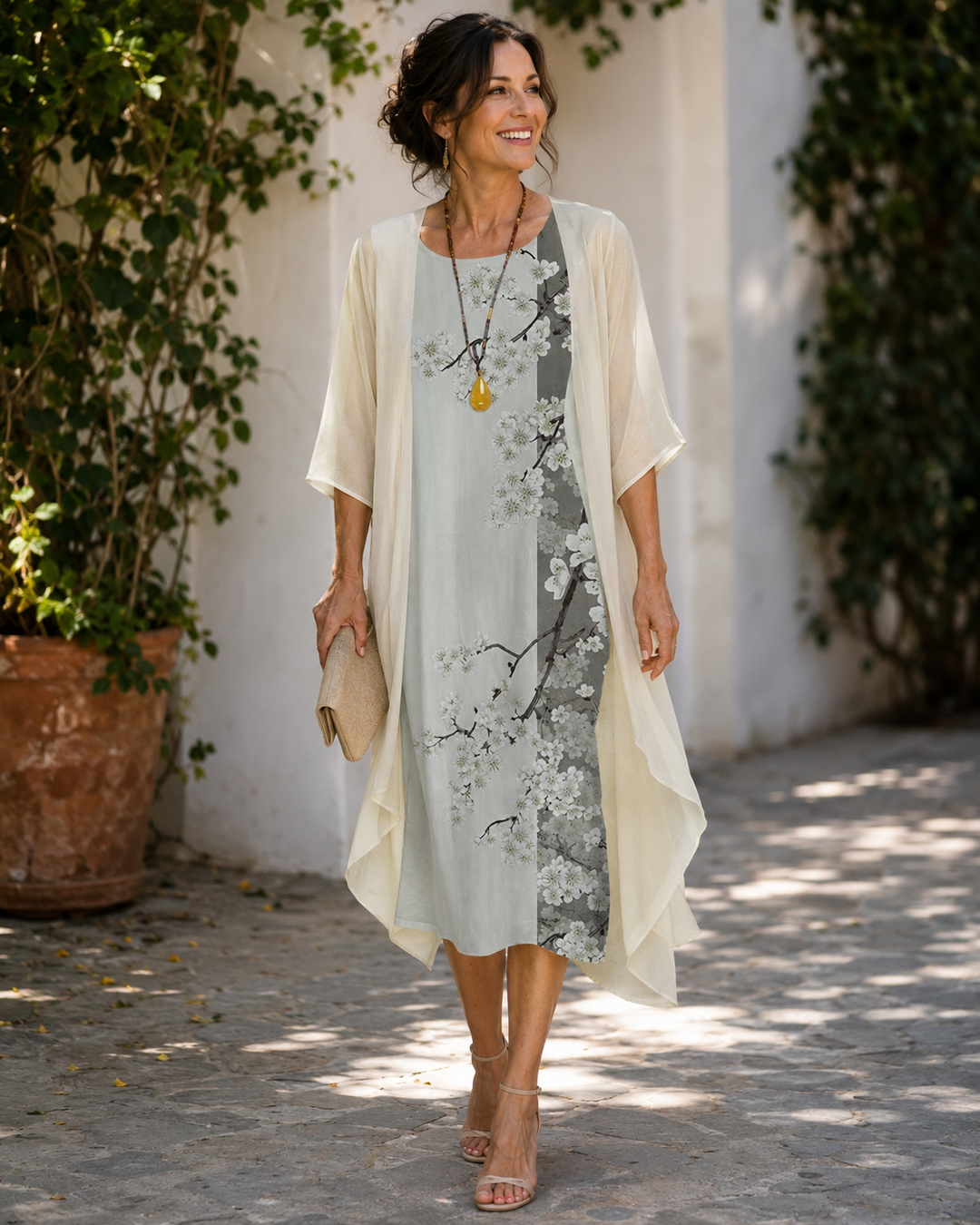 Leonora | Conjunto de vestido em camadas