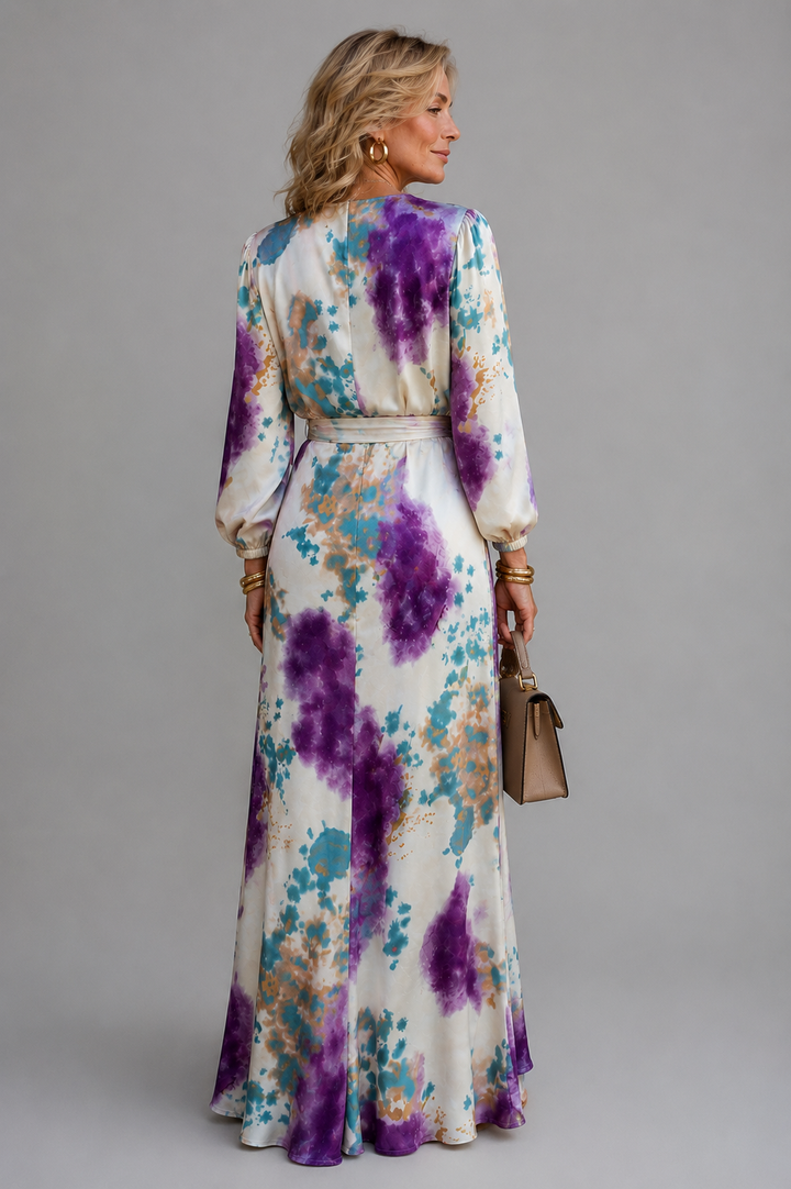 Francine | Conjunto tie-dye com saia maxi e top