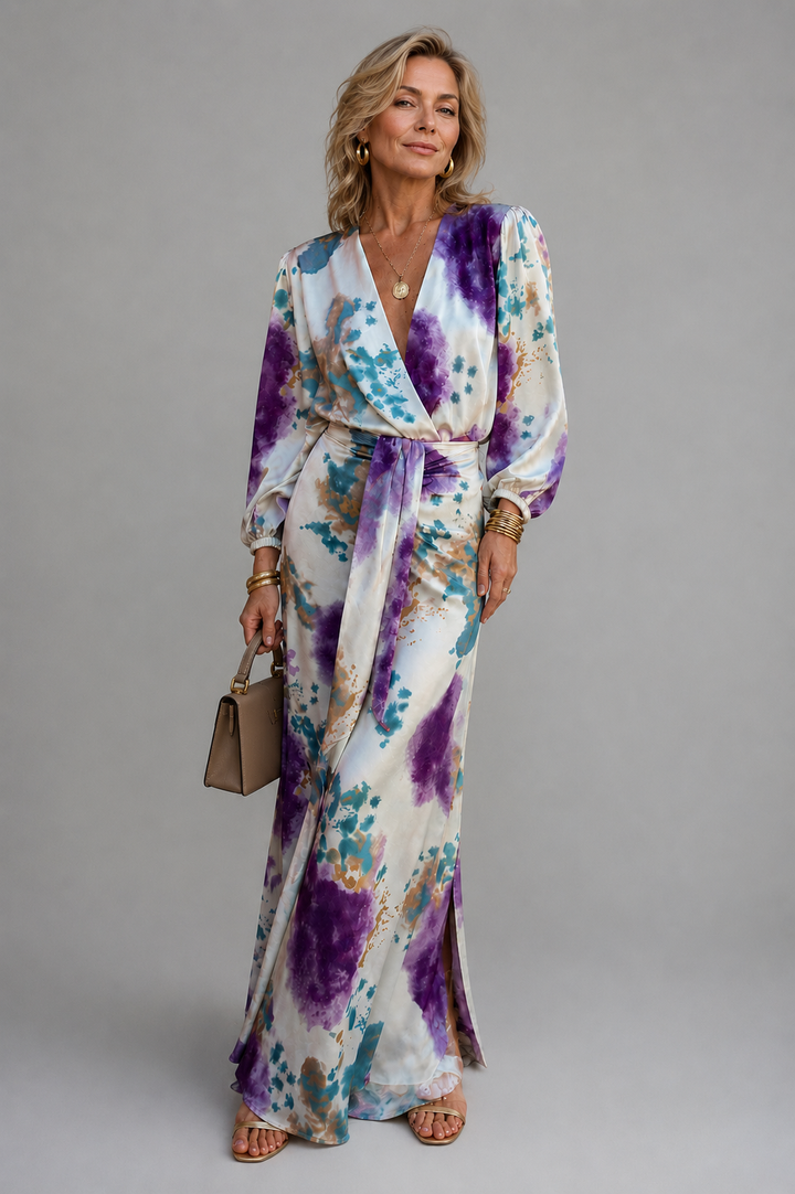 Francine | Conjunto tie-dye com saia maxi e top