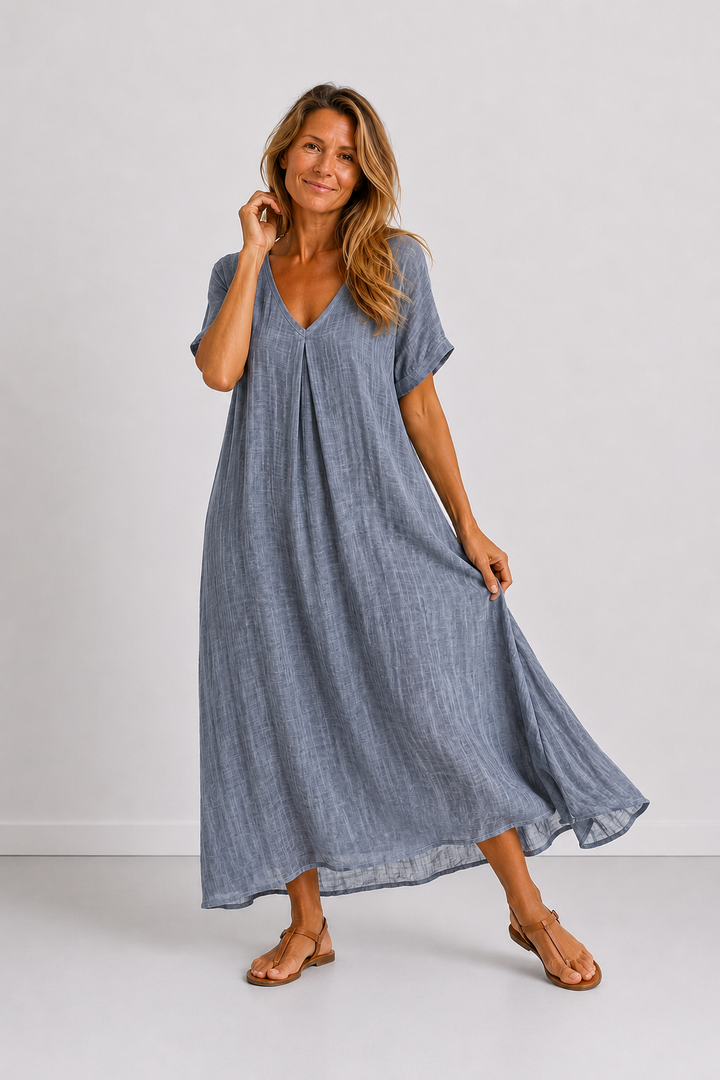 Violette | Vestido maxi roxo